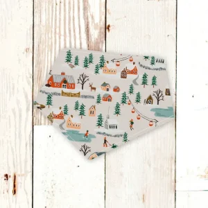 "Holiday Village Cream" Dog Bandana