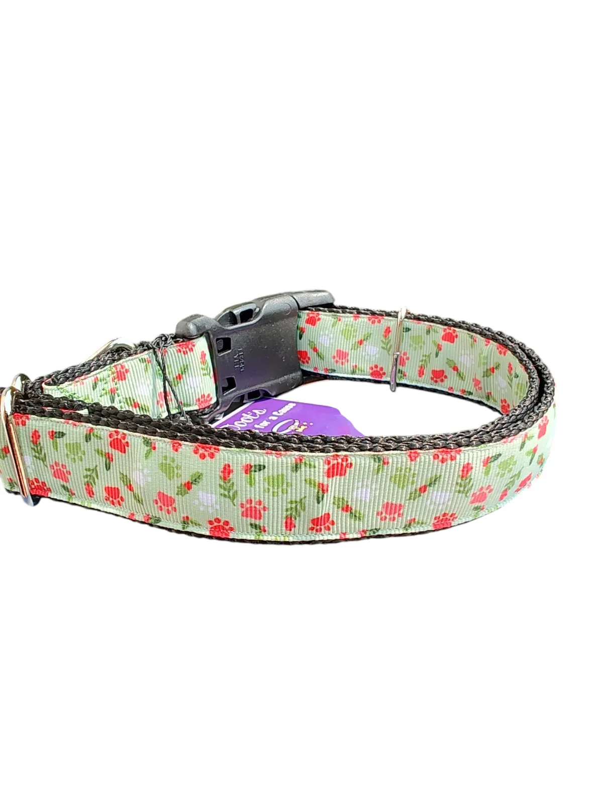 Holly And Ivy Paws Nylon Dog Collar