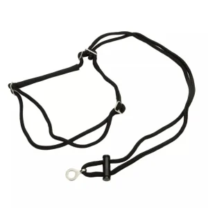 Holt Adjustable Dog Control Dog Harness Black Small, 14 in