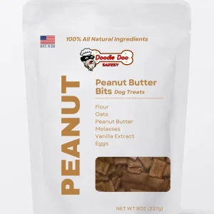 Homemade Dog Treats - 🥜 Peanut Butter Bits Dog Biscuits 1/2lb