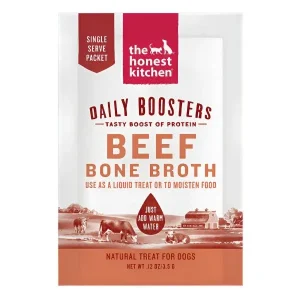 Honest Kitchen Dog and Cat Instant Bones Beef Broth - 12 Count - Case of 12