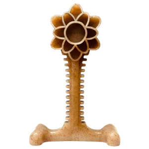 Honey Bone Dental Flower Tower - Indestructible Nylon Dog Chew Toy XL