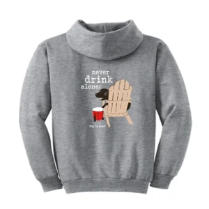 Hoodie: Never Drink Alone