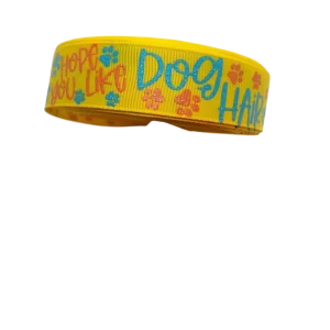 Hope You Like Dog Hair Nylon Dog Collar