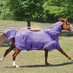Horse Fly Sheet - TuffRider Power Mesh Detachable Neck Plaid Fly Protection Blanket
