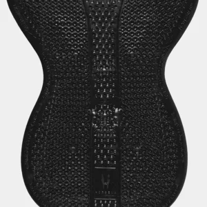 Horsena Regular Gel Pad (8 mm) with Full Eco-Sheepskin_ Dressage-Black
