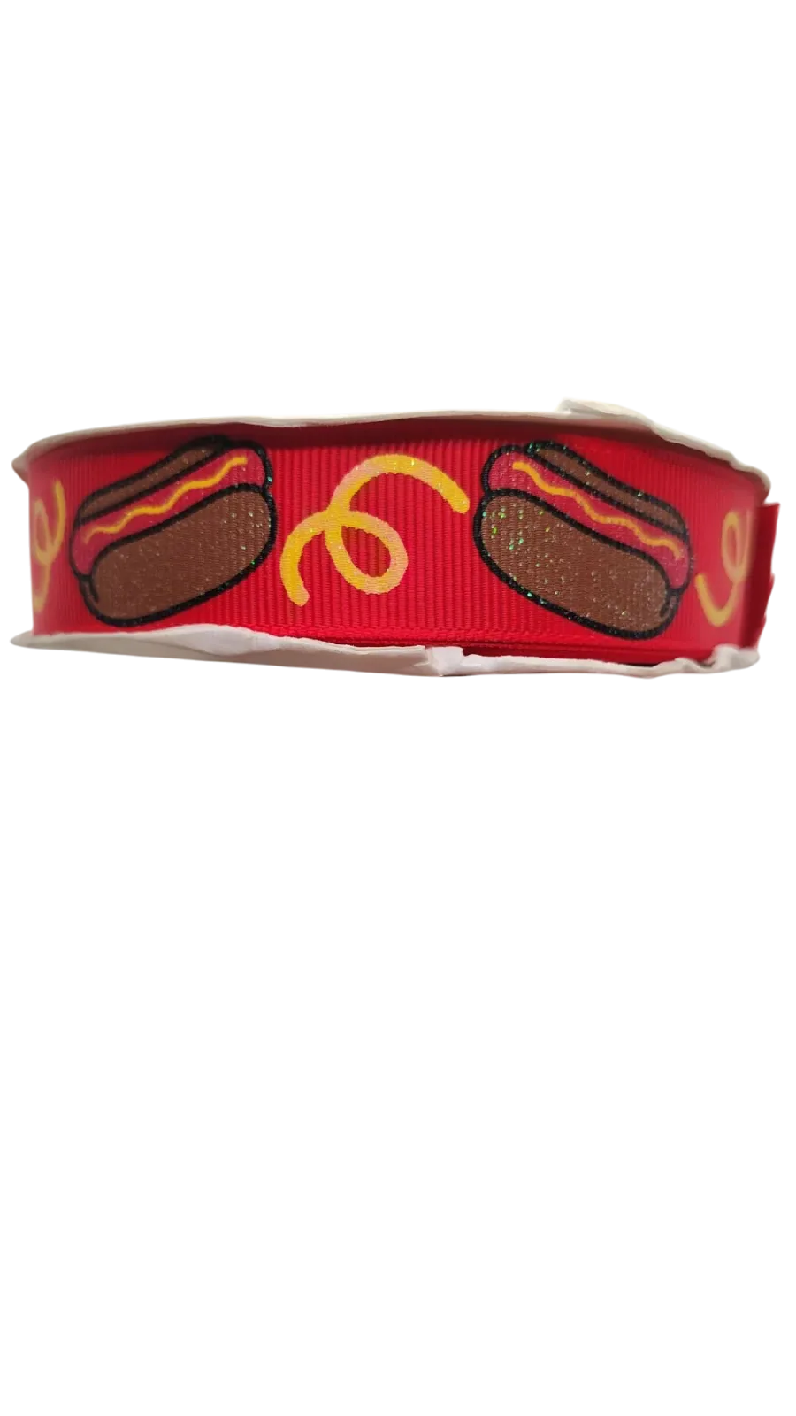 Hot Dogs Nylon Dog Collar