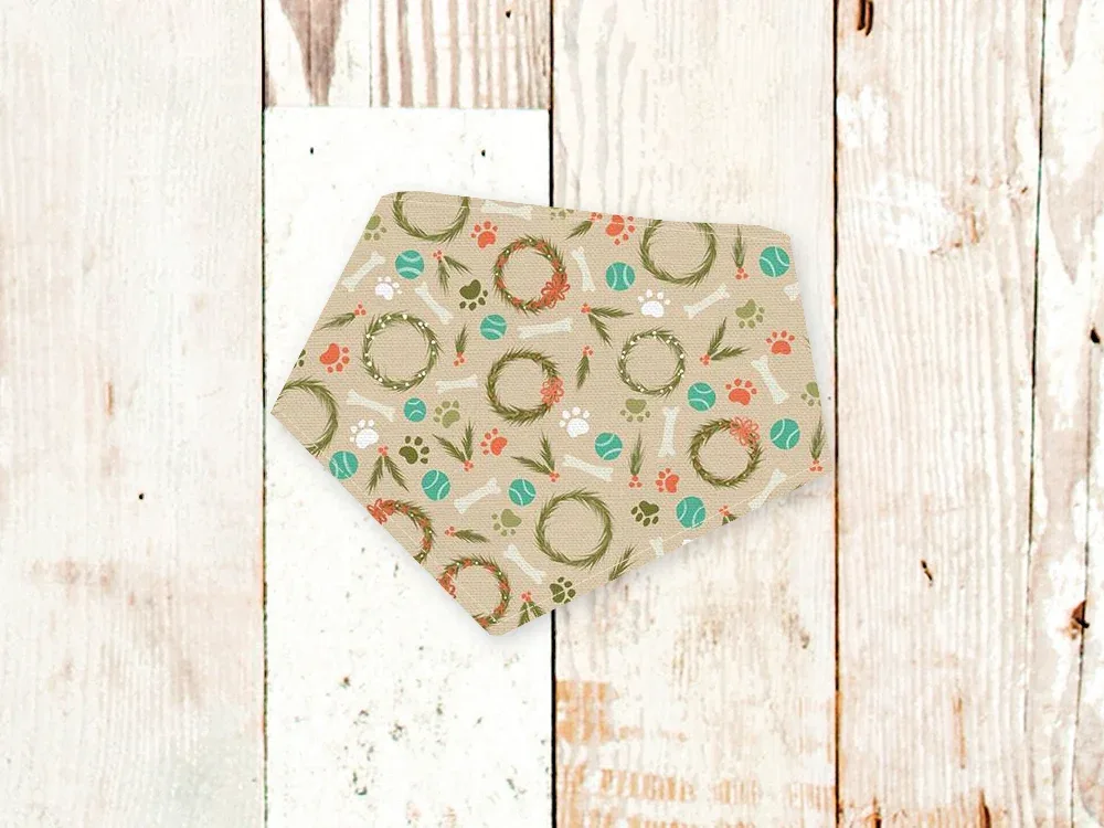 "Howlidays" Dog Bandana