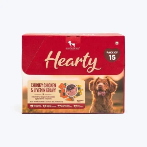 HUFT Hearty Chunky Chicken & Liver In Gravy Dog Wet Food