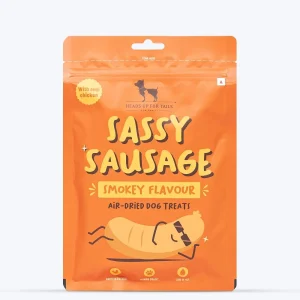 HUFT Sassy Sausage Smokey with Real Chicken Air Dried Treats for Dogs