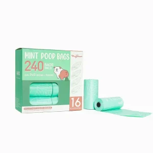 Hugsmart Products Inc - HugSmart Pet - Mint Poop Bags 16 Rolls