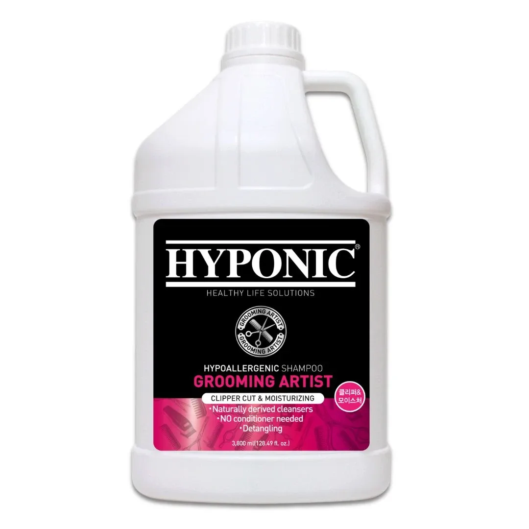 HYPONIC Grooming Artist Clipper Cut & Moisturizing Shampoo, 3.8 L