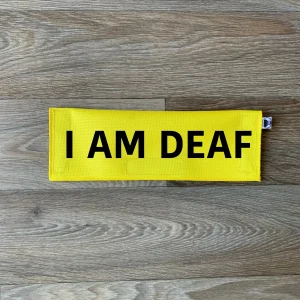 I Am Deaf Leash Flag