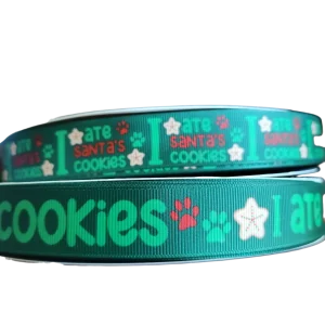 I ate Santa's Cookies Nylon Dog Collar, Leash