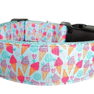 Ice Cream Cones Nylon Dog Collar