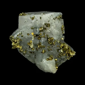 Iceland Spar with Chalcopyrite
