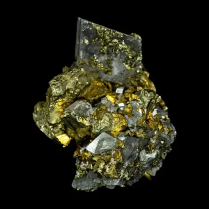 Iceland Spar with Chalcopyrite