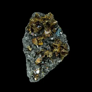Iceland Spar with Chalcopyrite