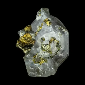 Iceland Spar with Chalcopyrite