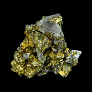 Iceland Spar with Chalcopyrite