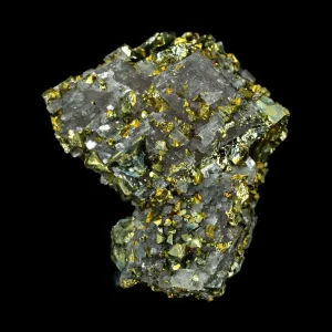 Iceland Spar with Chalcopyrite