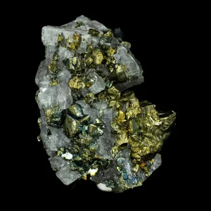 Iceland Spar with Chalcopyrite