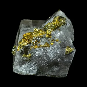 Iceland Spar with Chalcopyrite