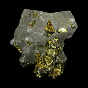 Iceland Spar with Chalcopyrite
