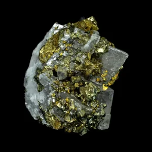Iceland Spar with Chalcopyrite