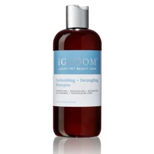 iGroom Deshedding Plus Detangling Shampoo for Dogs and Cats