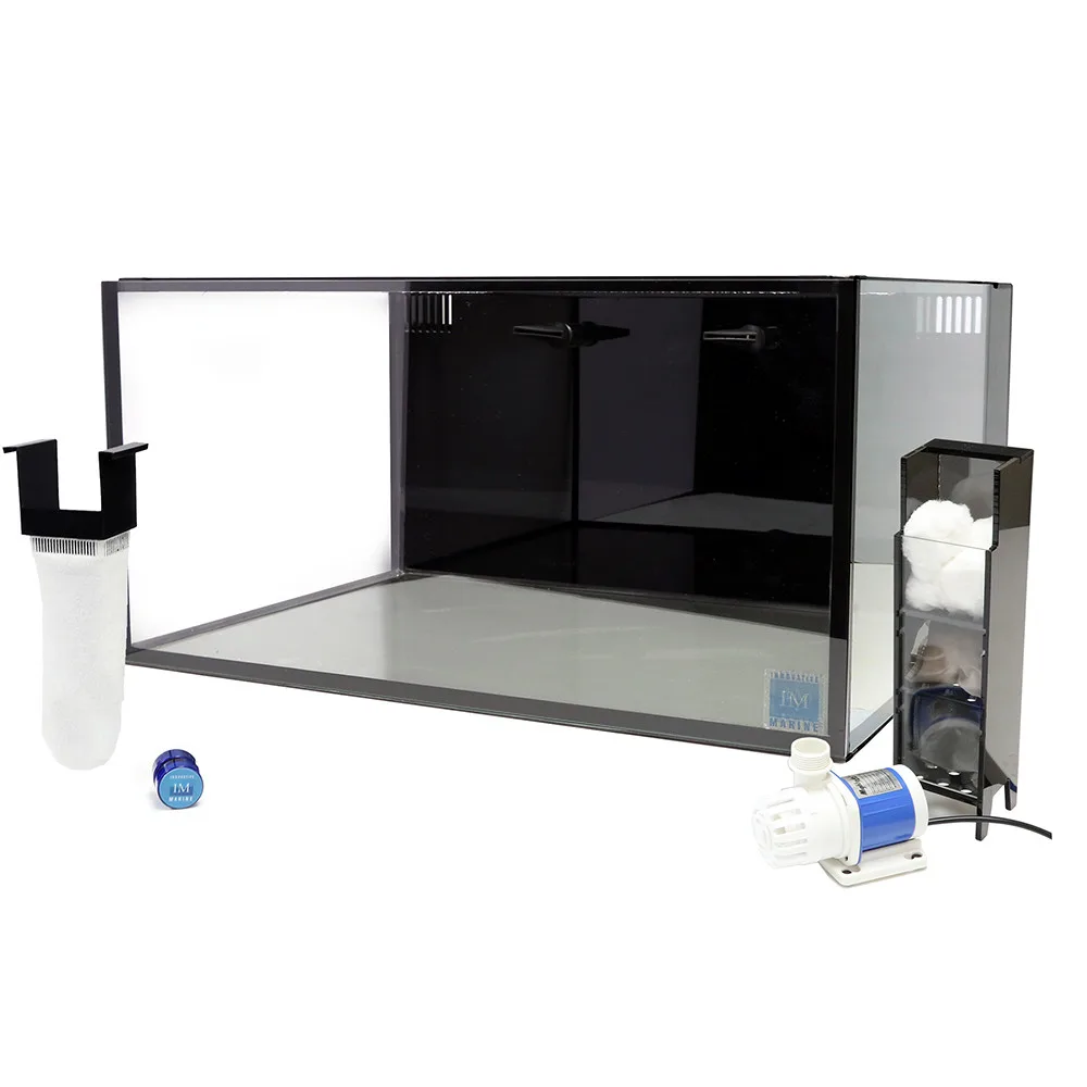 IM NUVO Fusion 25 Lagoon PRO 2 Aquarium - Bundle Kit With APS Pedestal - Black