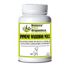 Immune Warrior Max Master Blend Capsules* Immune Regulator & Anti-Inflammatory Support* For Dogs & Cats