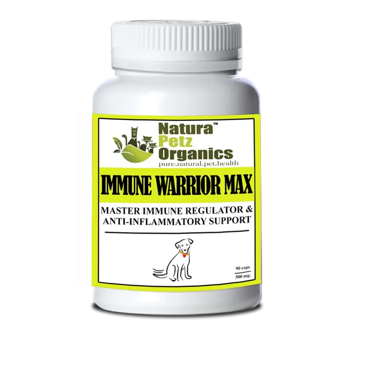 Immune Warrior Max Master Blend Capsules* Immune Regulator & Anti-Inflammatory Support* For Dogs & Cats