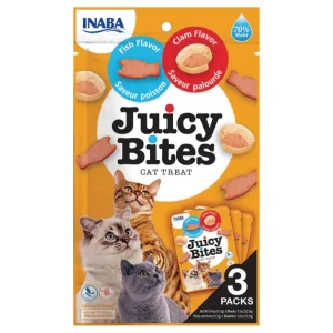 INABA Juicy Bites Fish and Clam Flavoured Cat Treats