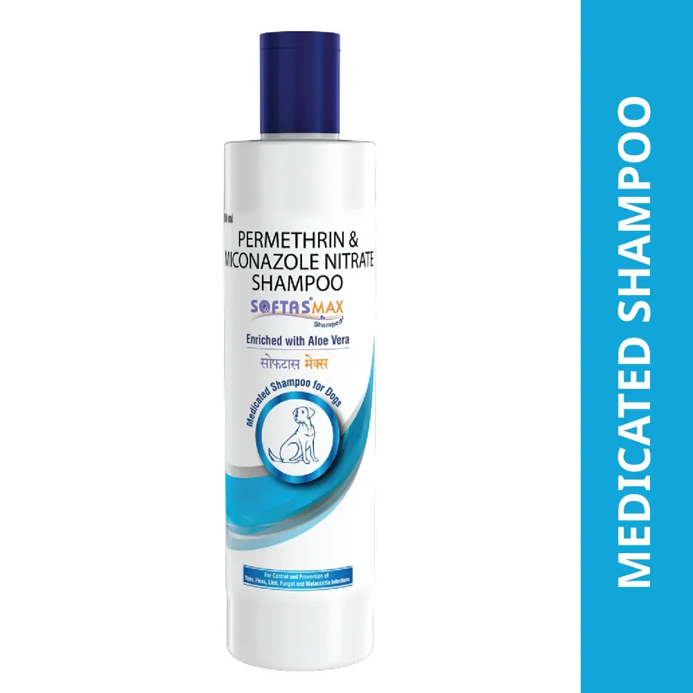 Intas Softas Max Tick & Flea Shampoo