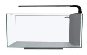 JBJ Aquarium - Desktop 10 Gallon Flat Panel Peninsula with Lyra 9 Watt LED