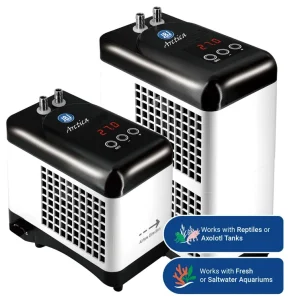 JBJ Nano Arctica Chiller (10-20G) - Quiet Cooler for Axolotls, Goldfish & Shrimp