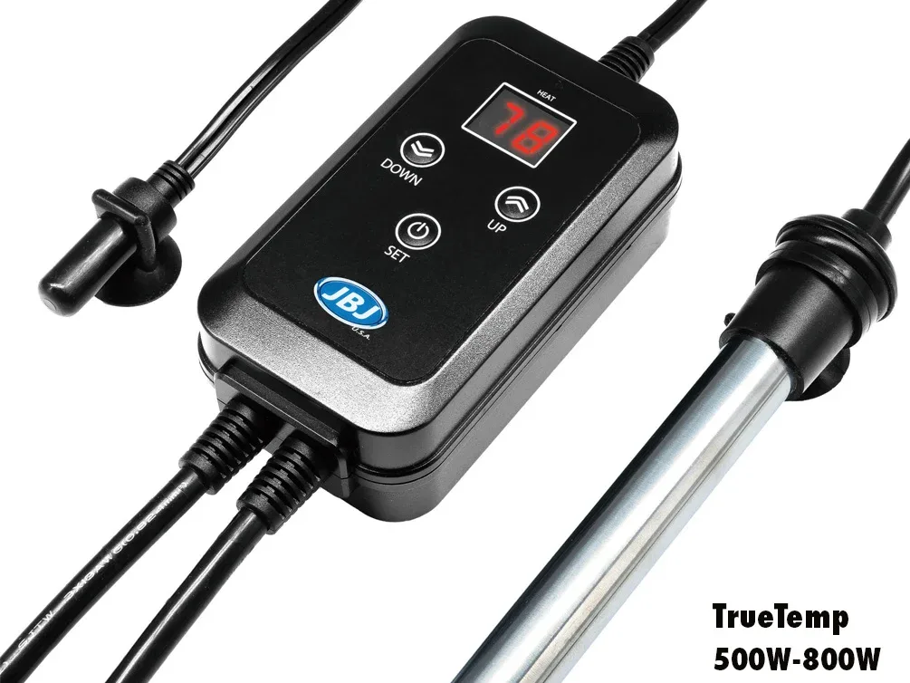 JBJ U.S.A. TrueTemp G2 Titanium Aquarium Heater with Digital Controller - Image 2