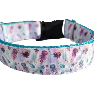 Jellyfish Nylon Dog Collar