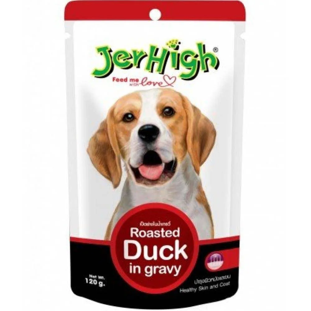 JerHigh Roasted Duck in Gravy Wet Dog Food - Image 2