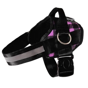 Joyride Harness - Purple Plaid Joyride Basic Essential Dog Harness 1.0
