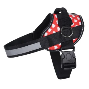 Joyride Harness - Red Hearts Joyride Basic Essential Dog Harness 1.0