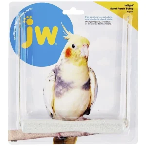 JW Insight Sand Perch Swing for Birds (White)