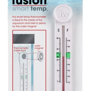 JW Pet Fusion Smart Temp Aquarium Thermometer White