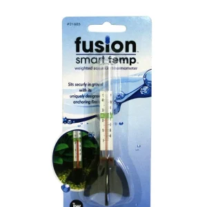 JW Pet Fusion Smart Temp Weighted Aquarium Thermometer White
