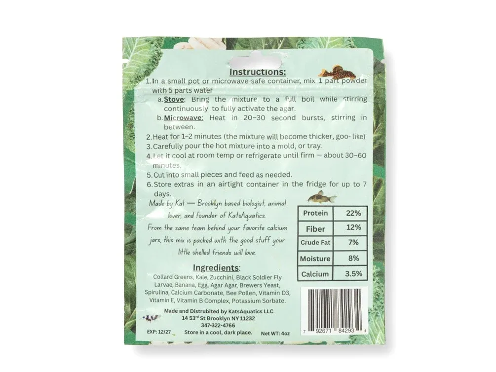 Kats Aquatics DIY "Snello" Gel Food 4oz - Image 2
