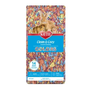 Kaytee Clean Cozy Colors Bedding Kaleidoscope, 24.6 L