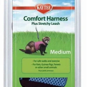 Kaytee Comfort Harness Stretchy Leash Assorted, Medium