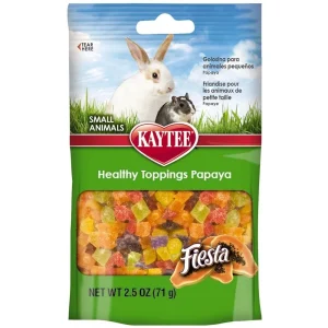 Kaytee Healthy Toppings Papaya Treat for Small Animals, 2.5 oz