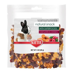 Kaytee Natural Snack with Superfoods Sweet Potato, Cranberry, 3 oz